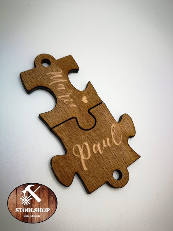 Paar-Schlüsselanhänger - Puzzle – Bild 2