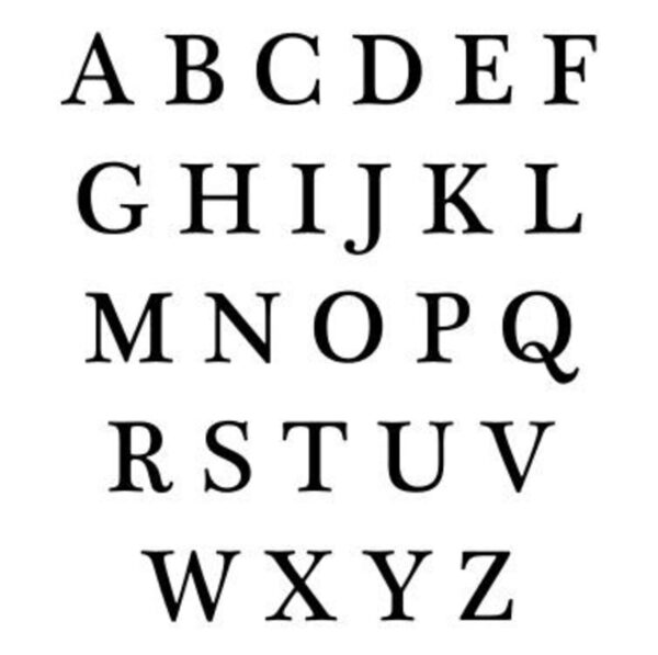 Buchstaben aus Eiche oder Akazie für Ihre Zimmertüren – Bild 7